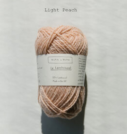 Biches et Buches Le Lambswool Light Peach