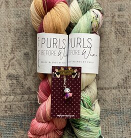 Purls Before Wine Holiday Yarn and Charm Set