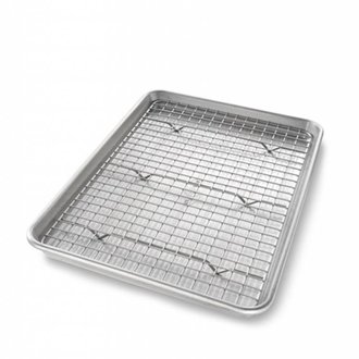 USA Pans Non-Stick Baking Pan with Rack USA Pans Non-Stick Baking Pan with Rack