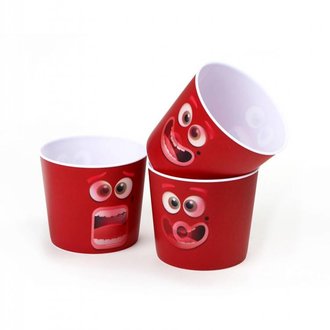 Animated Face Popcorn Tub Animated Face Popcorn Tub