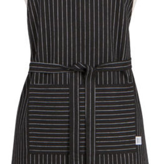 Black Pinstripe Apron Black Pinstripe Apron