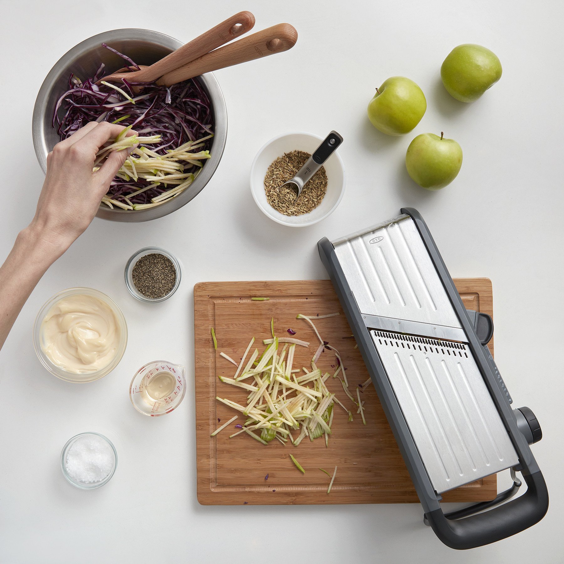 OXO Stainless Steel Chef's Mandoline Slicer 2.0 - 17 3/5L x 7 1/10W x 3  4/5H