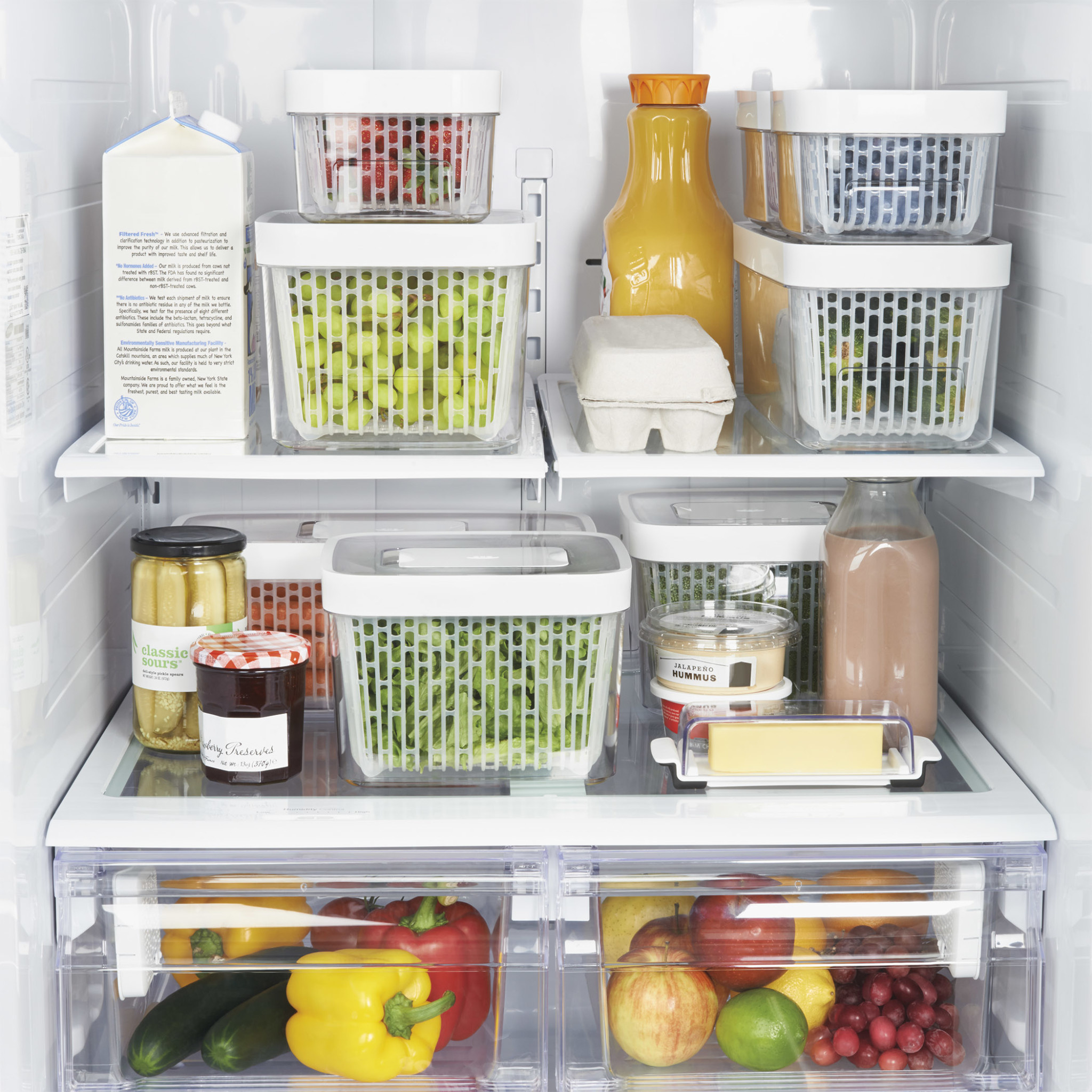 OXO Fridge Organization makes your refrigerator work for your family's