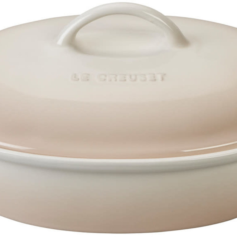 Le Creuset Heritage Stoneware Oval Covered Casserole Pan