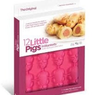 12 Little Pigs in Blankets, Silicone Mold 12 Little Pigs in Blankets, Silicone Mold