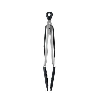 OXO 9in Tongs With Silicone Heads OXO 9in Tongs With Silicone Heads