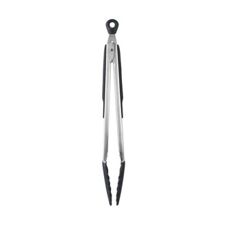 OXO 12in Tongs With Silicone Heads OXO 12in Tongs With Silicone Heads