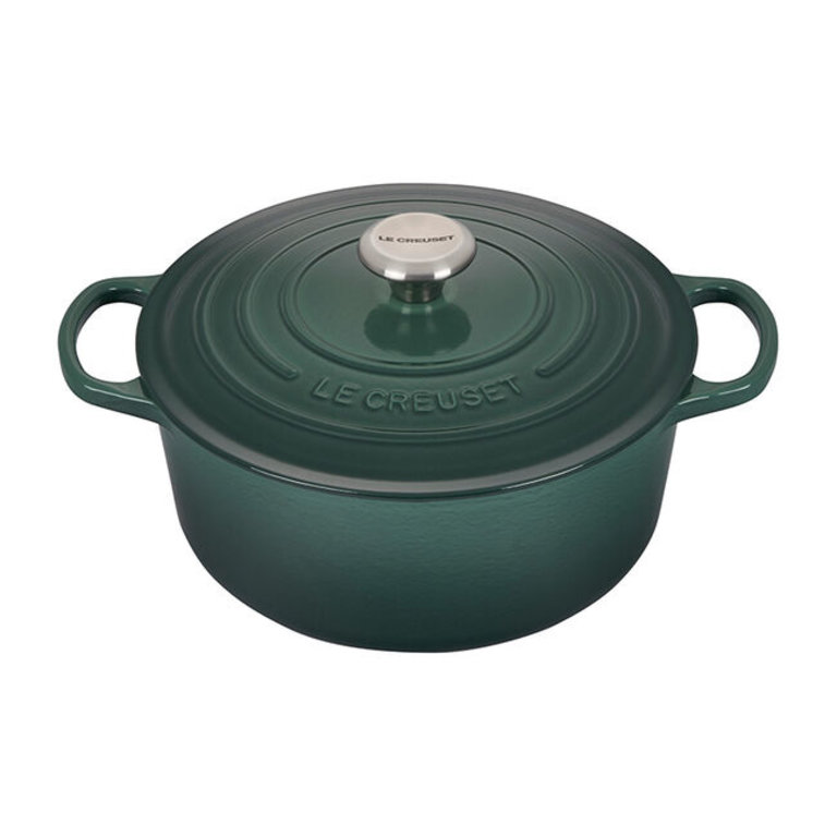 Le Creuset 5.5 qt. Signature Round Dutch Oven - Sea Salt