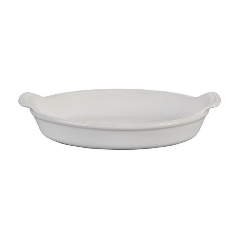 Choice 20 oz. Stainless Steel Oval Au Gratin Dish