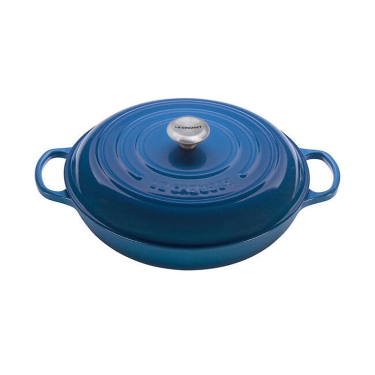 Le Creuset Signature Braiser, 5 qt. cerise