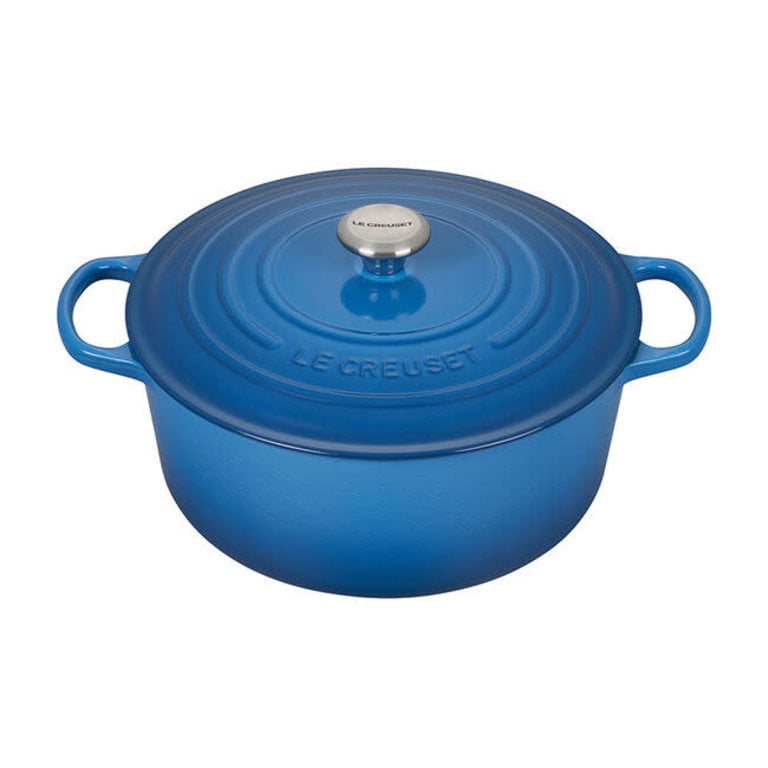 Le Creuset 9-Quart Signature Cast Iron Round Dutch Oven - Meringue