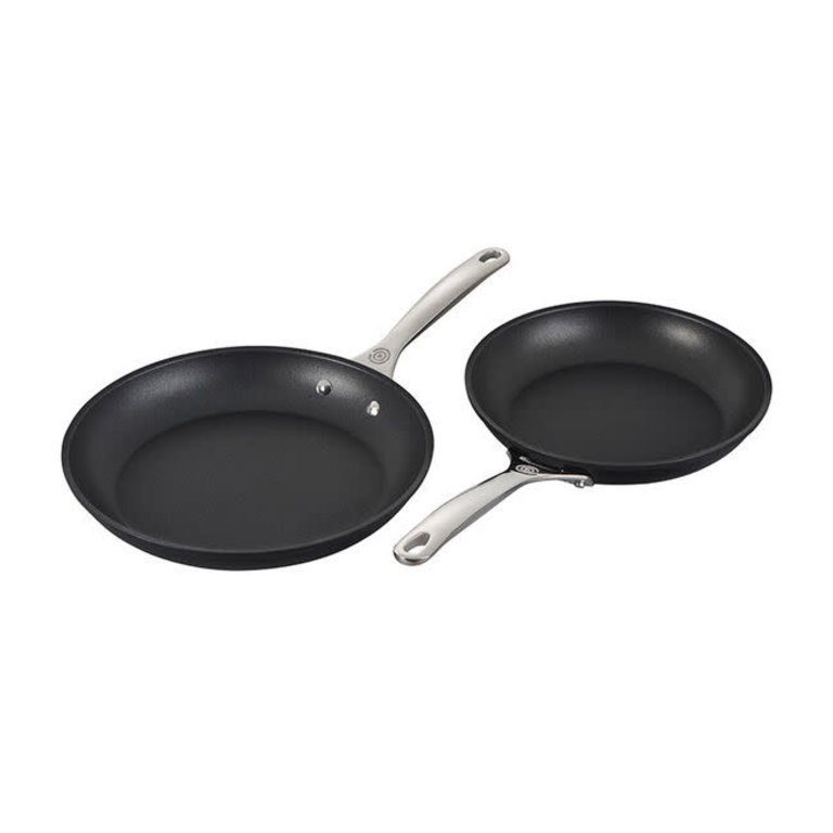 Le Creuset Toughened Nonstick 2 pc PRO 9.5 in and 11 in Fry