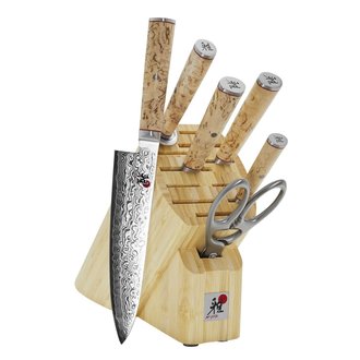 Birchwood Sg2 7 Pc Knife Block Set Birchwood Sg2 7 Pc Knife Block Set