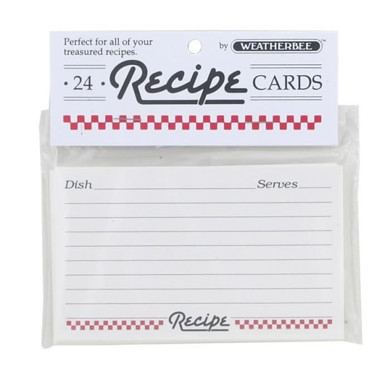 Recipe Cards 3x5