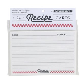 Recipe Dividers 3x5 - Creative Kitchen Fargo