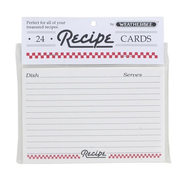 Recipe Cards 4x6