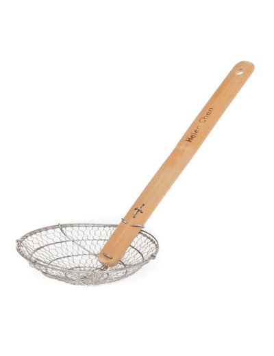 Helen’s Aisian Kitchen S/S Spider Strainer Bamboo Handle 5 in