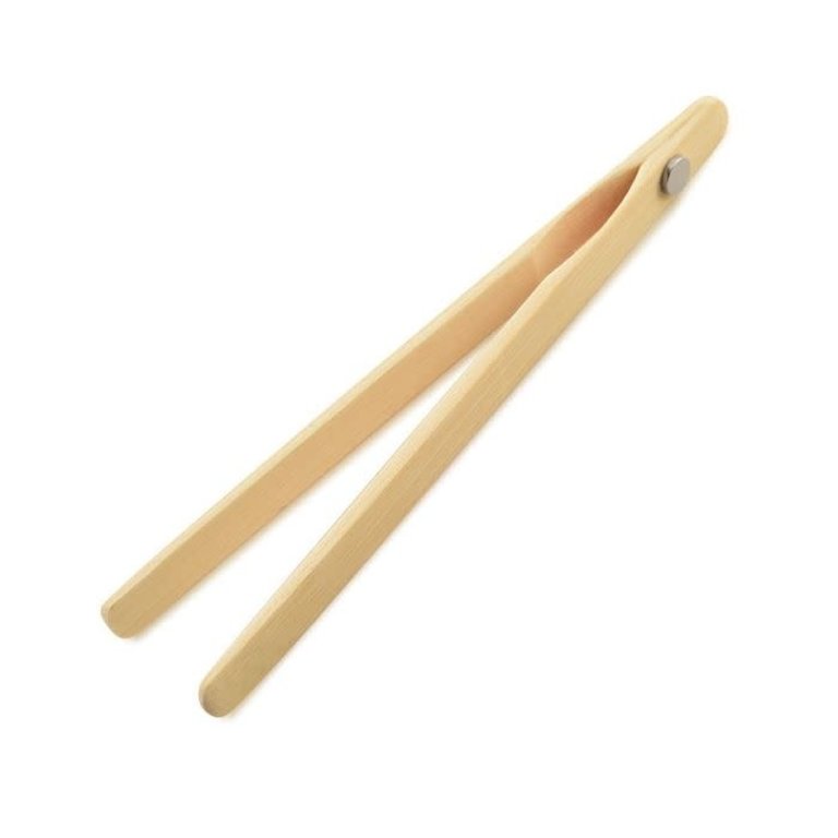 Norpro Bamboo Toaster Tongs w/ magnet