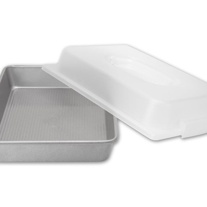 Nordic Ware Naturals 9 inch Square Cake Pan with Lid - The Tree