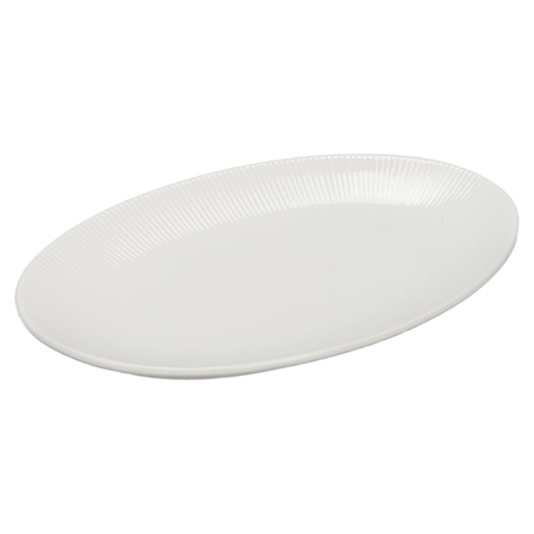 Ribbed Oval Platter