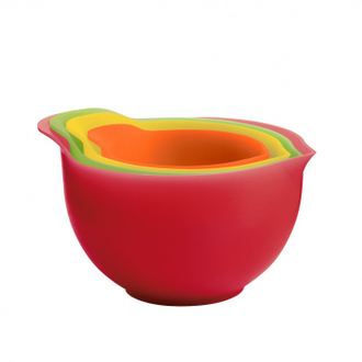 Bamboo / Melamine Measuring C Set Of 4 Bamboo / Melamine Measuring C Set Of 4