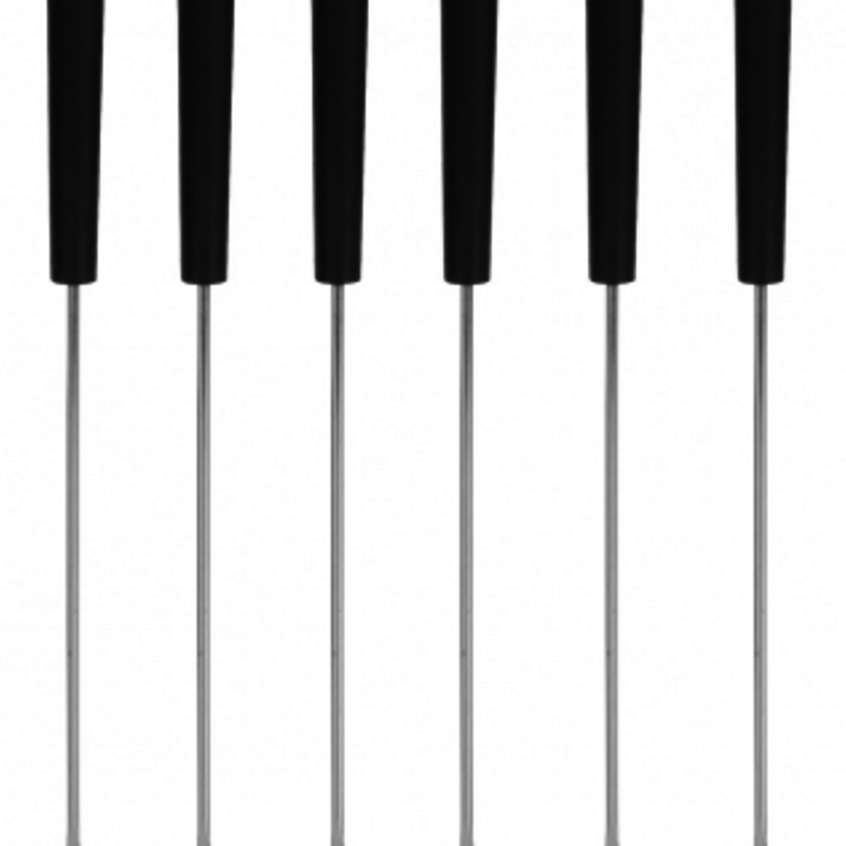 Black Handle Fondue Forks / Set of 6