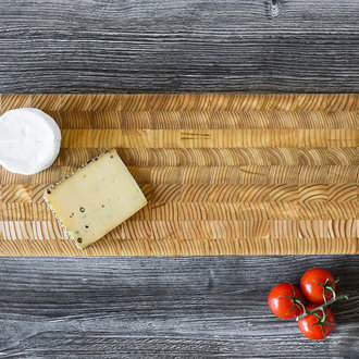 Larchwood Double Cheese Board 17 3/4x7x1 1/2in Larchwood Double Cheese Board 17 3/4x7x1 1/2in