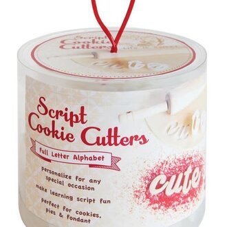 Script Cookie Cutters Set/26 IA