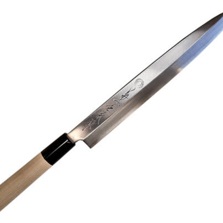Kikuichi Kasumitogi Yanagi Sashimi/Sushi knife 9.5" Carbon Steel