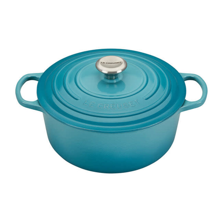 Le Creuset 5.5 Quart Signature Round Dutch Oven - Meringue