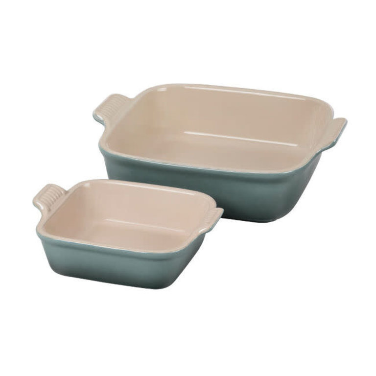 Le Creuset Heritage Set of 2 Square Dishes