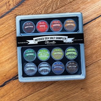 Olivelle 12 Pod Infused Sea Salt Sampler Olivelle 12 Pod Infused Sea Salt Sampler