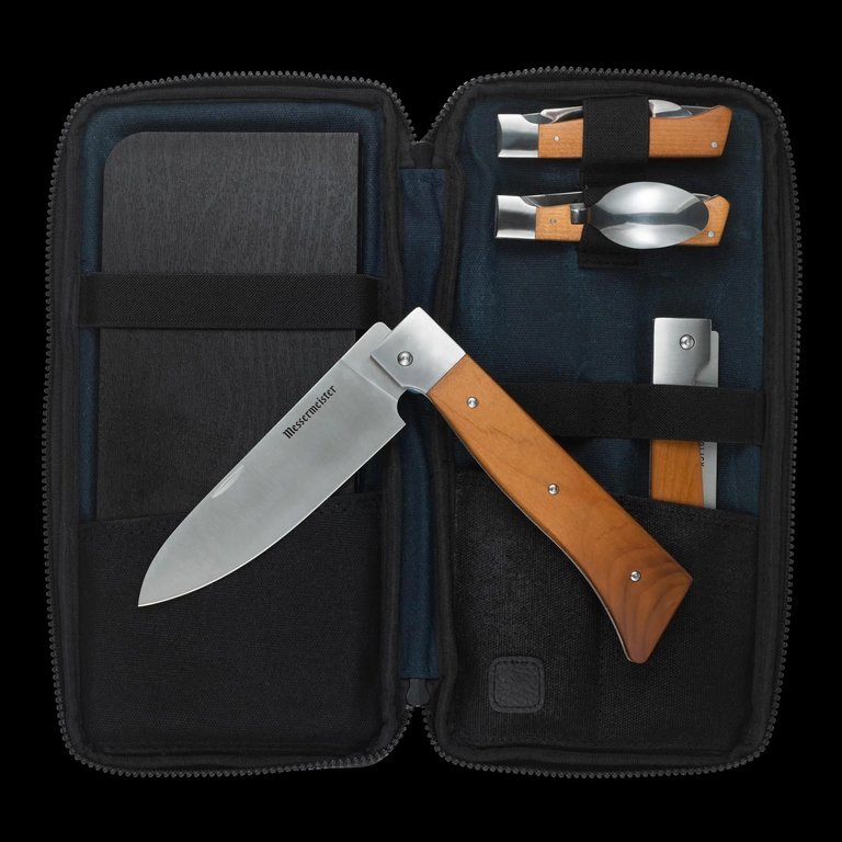 Messermeister Adventure Chef 6 Pc Summit Set Carbonized Maple IA