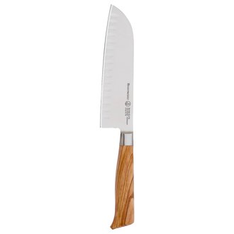 Messermeister Oliva Elite 10 Stealth Chef's / Cooks Knife w/ Olive Wood  Handle