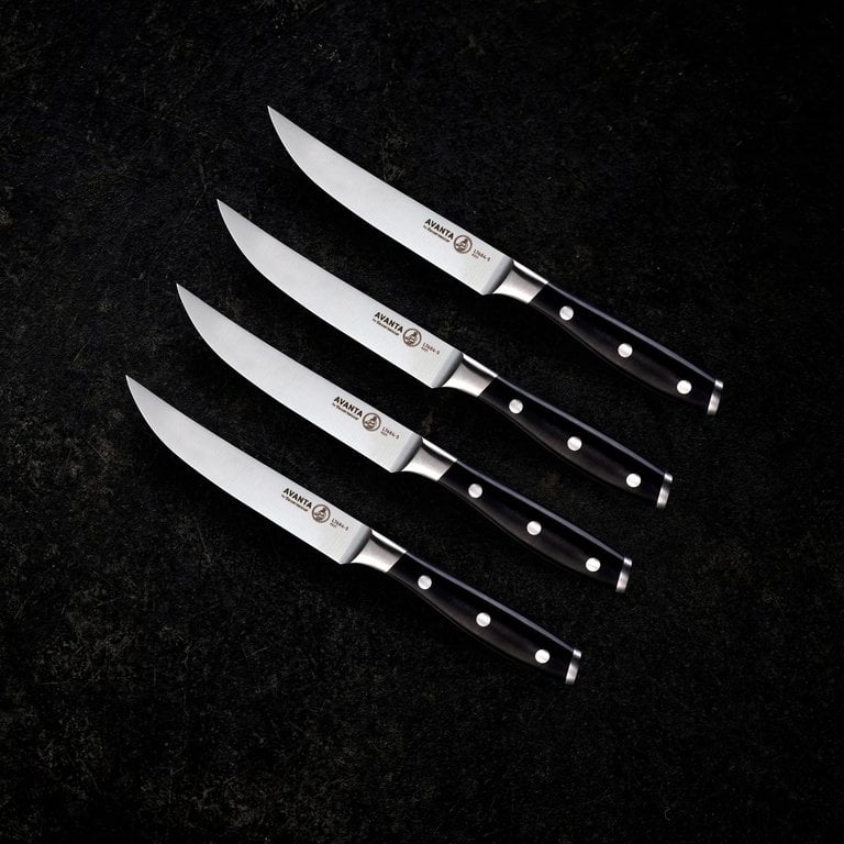 Messermeister Avanta Fine Edge Steak Knife Set/4 - POM