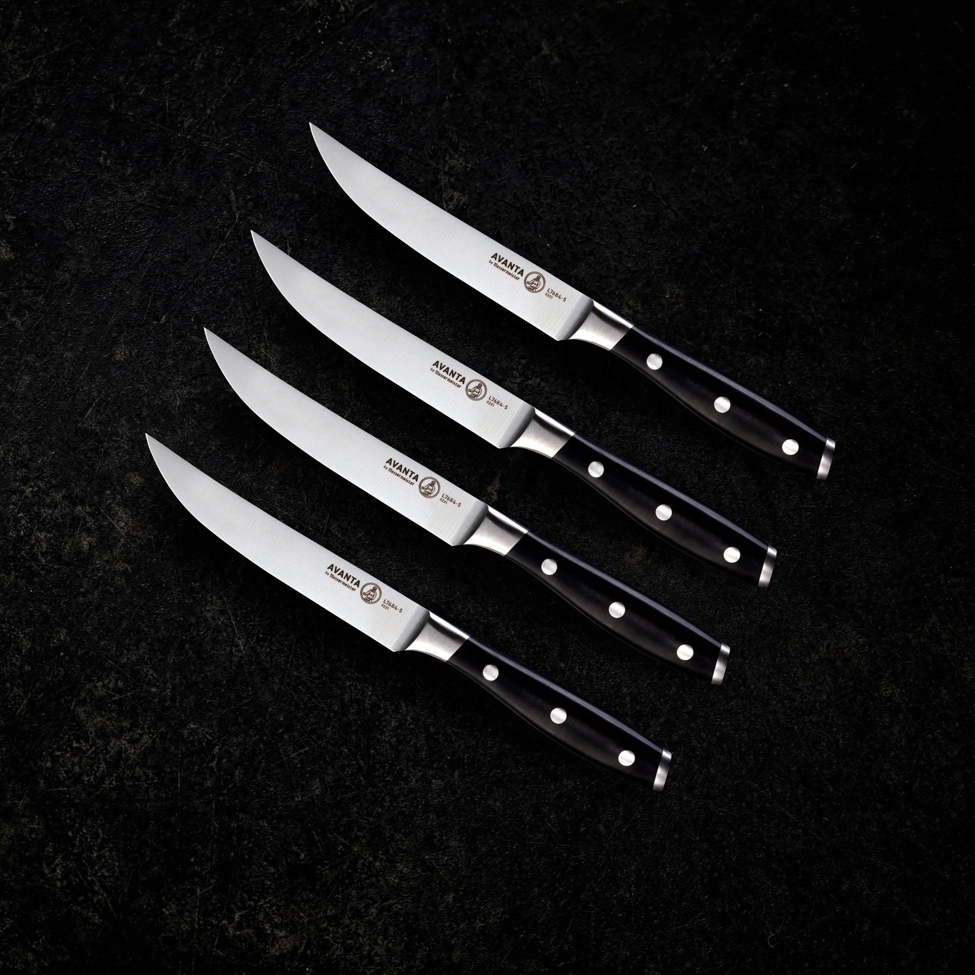 Avanta Fine Edge Steak Knife Set/4 - POM - Creative Kitchen Fargo