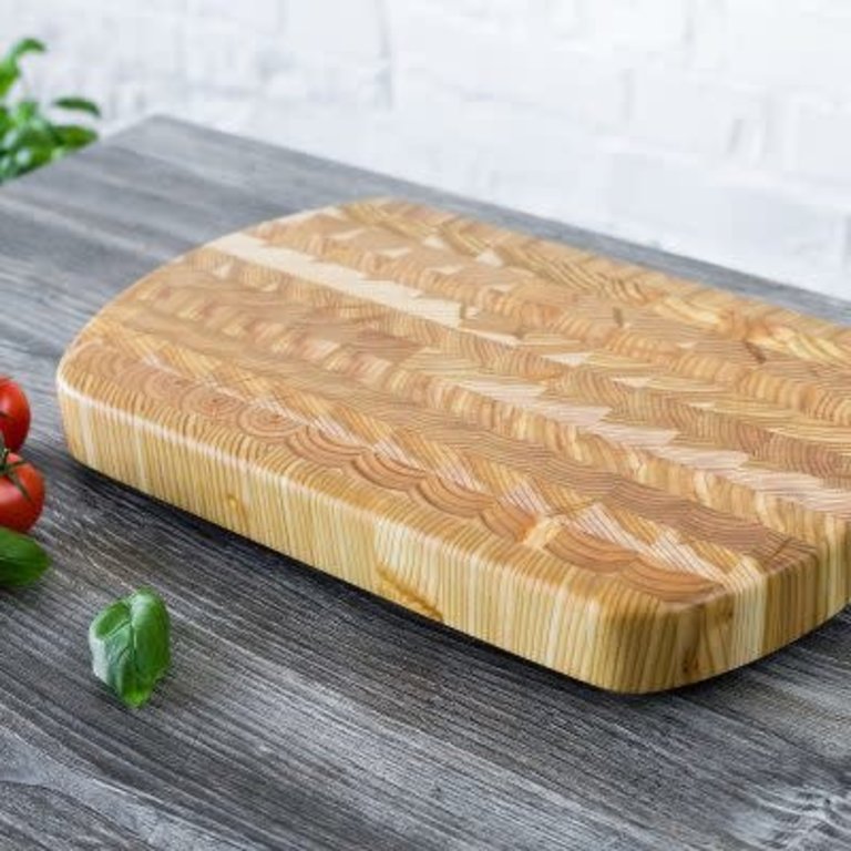 Larchwood End Curve Board 15inchx9 1/2inchx1 1/2in