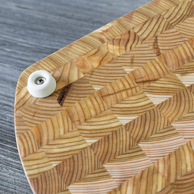 Larchwood End Curve Board 15inchx9 1/2inchx1 1/2in