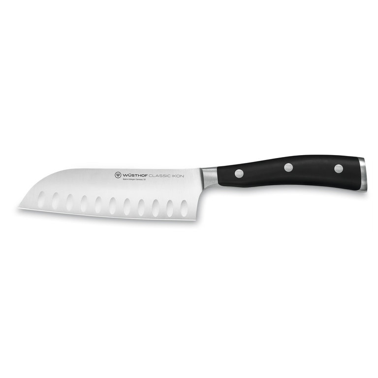 Wusthof Ikon Santoku Hollow Edge Knife 5 inch