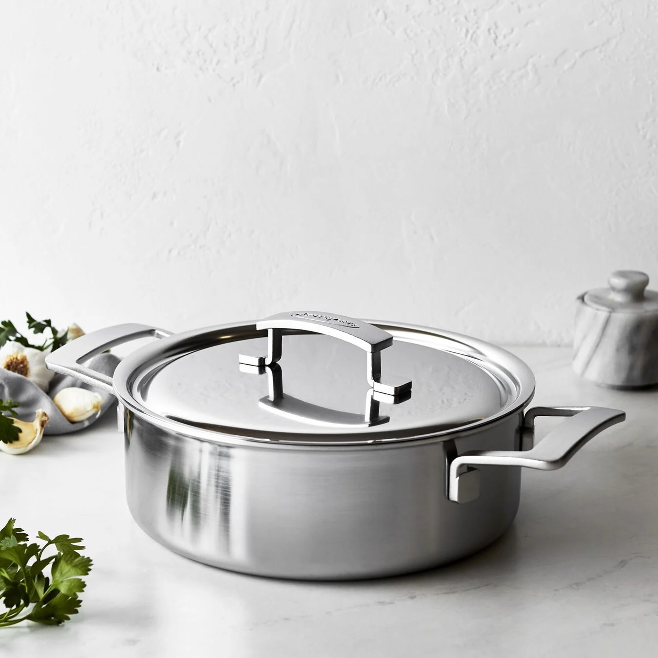 4 qt. Stainless Steel Sauce Pot with Lid | Heritage Steel