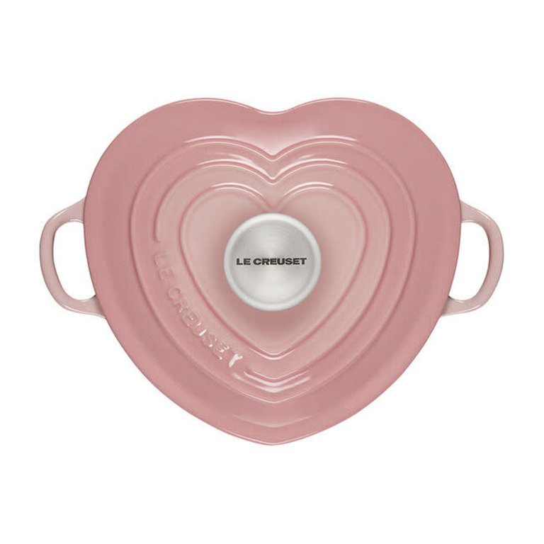 Speciality Cocotte qt Shallow Heart Pink - Creative Kitchen