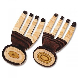 Island Bamboo Pakka Wood Pakka Wood Salad Hands 5" Island Bamboo Pakka Wood Pakka Wood Salad Hands 5"