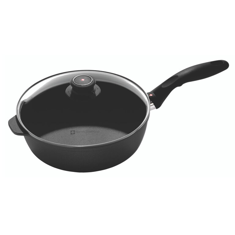 Swiss Diamond XD Saute Pan w/Lid 9.5 in  3.2 qt