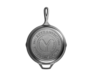 Lodge Authentic Yellowstone Y Logo 10 .25 in. Cast Iron Skillet in