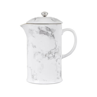 Le Creuset White Marble French Press DC Le Creuset White Marble French Press DC
