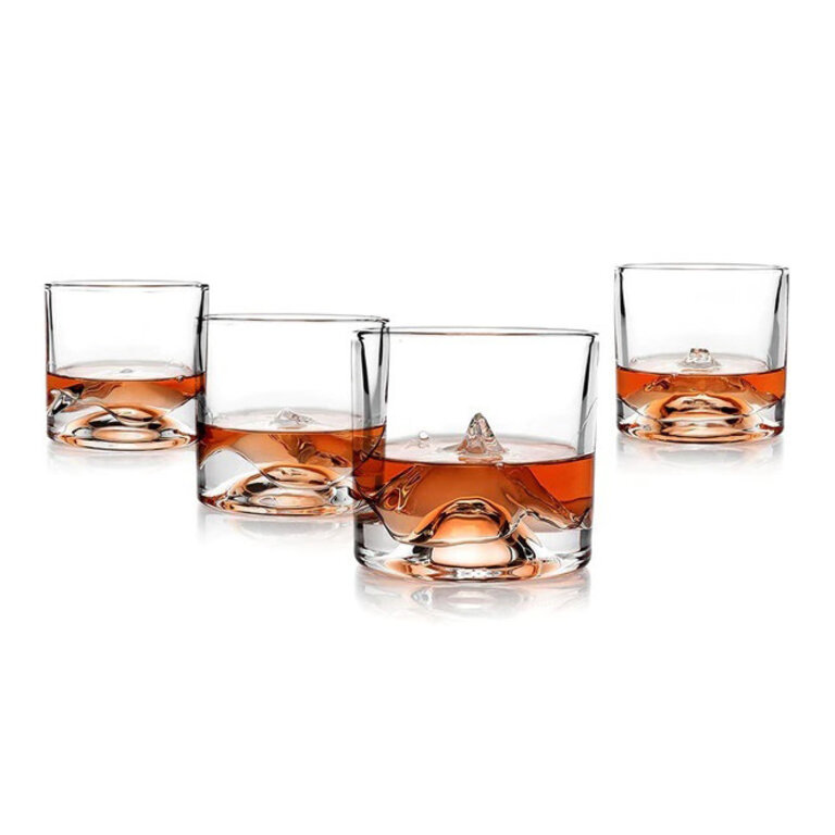 Luxury Peaks Whiskey Glasses Set/2 - Creative Kitchen Fargo