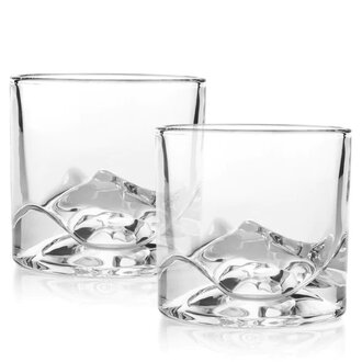 Luxury Peaks Whiskey Glasses Set/2 Luxury Peaks Whiskey Glasses Set/2