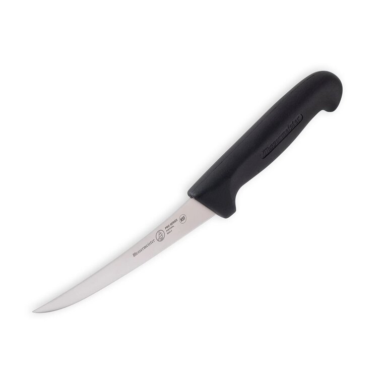 Messermeister Pro Series Curved Boning, Knife Semiflex No Kullens, 6 in