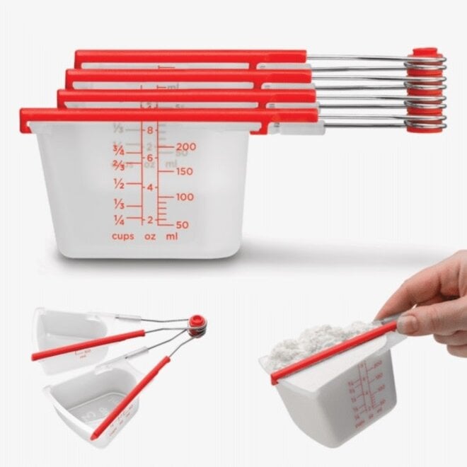 Measuring Spoon Set - White - Creative Kitchen Fargo