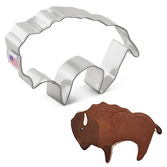 Loose Novelty Shape Cookie Cutter Buffalo Bison Loose Novelty Shape Cookie Cutter Buffalo Bison